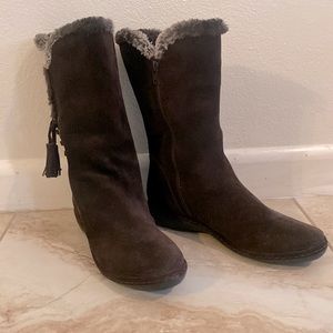 Original Stuart Weitzman suede booties